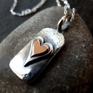 Pendant Necklace with Heart #836